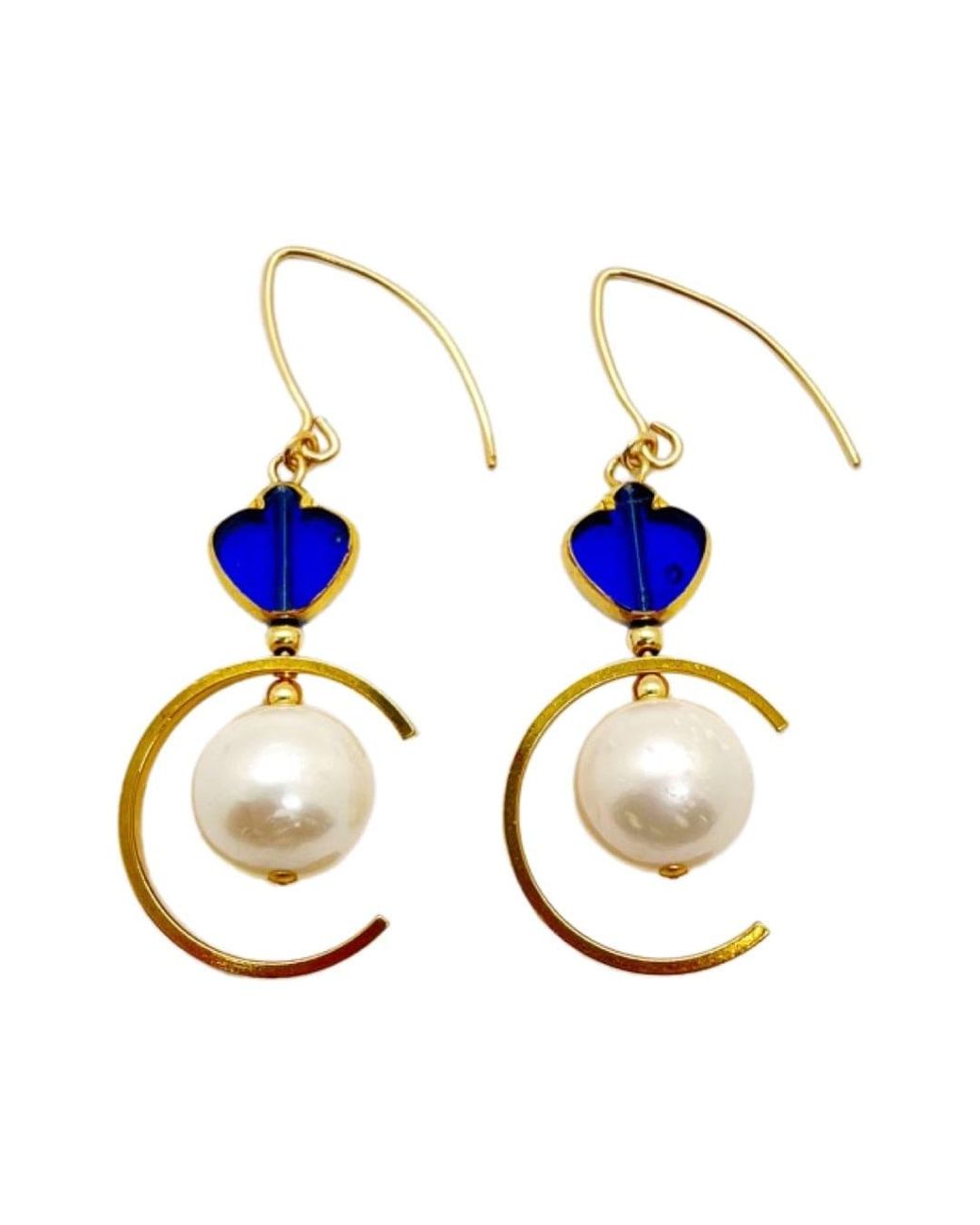 Aracheli Studio Blue Spade Pearls Earrings