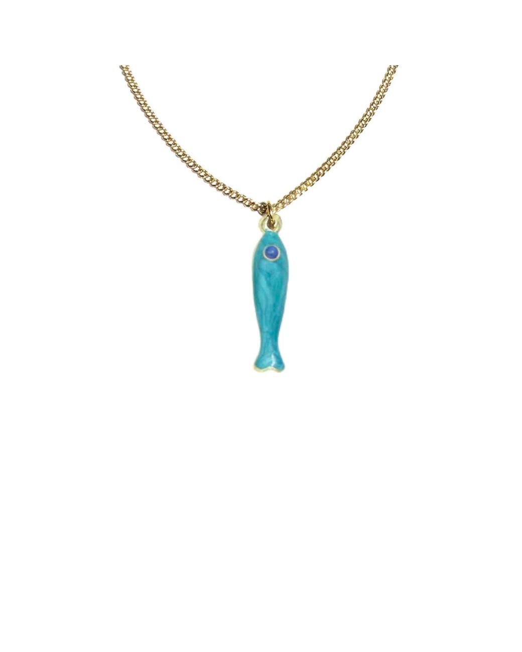 Rachel Nathan Blue Marine Necklace
