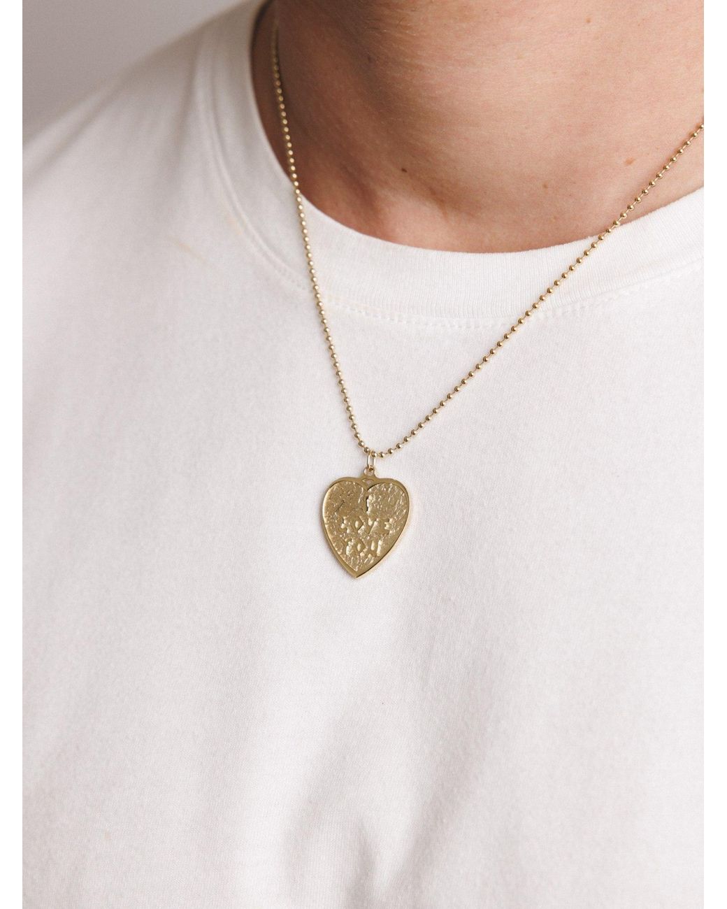 Déclarer Metallic Ily Necklace