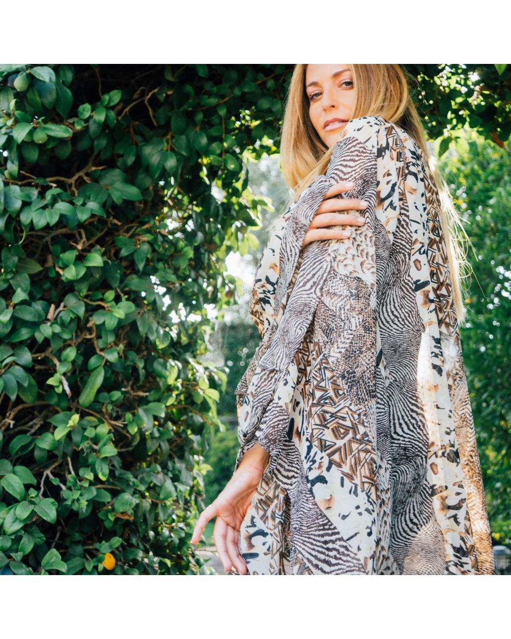 Jennafer Grace Metallic Impala Kimono