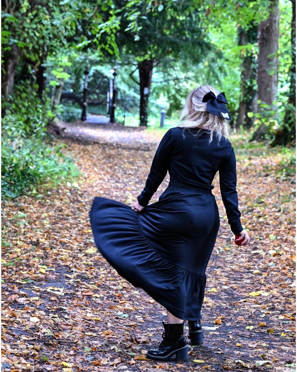 Frock Tales Black Beatnik Top With Crew Neck