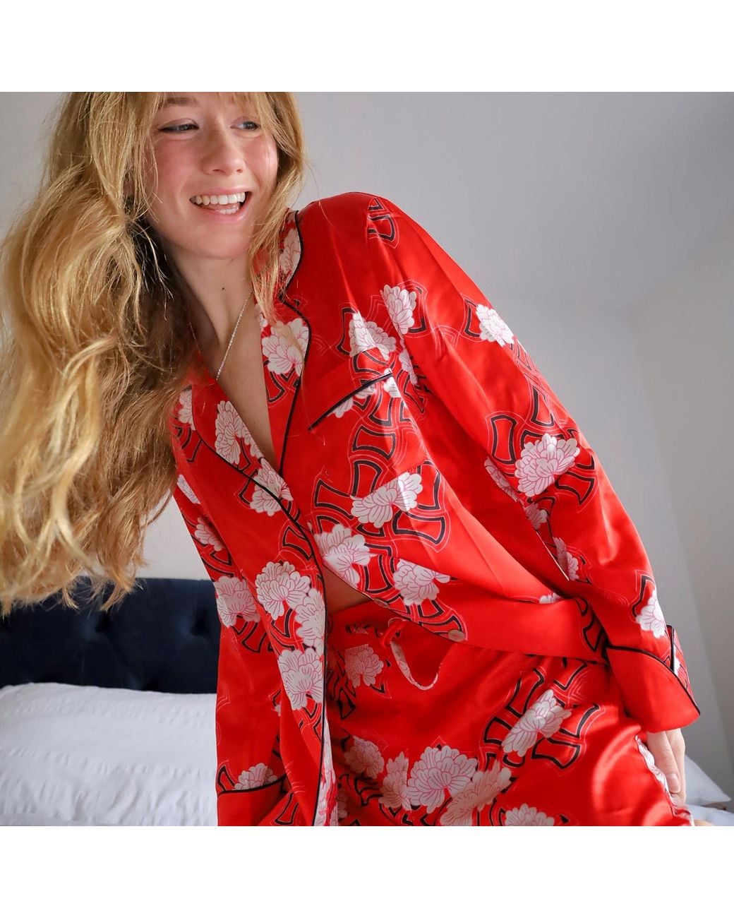 Emma Wallace Red Rouge Pyjama Set