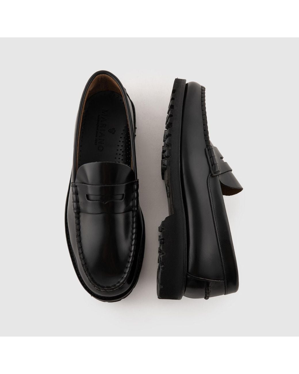 Mariano Shoes Black Macedo Loafer for men