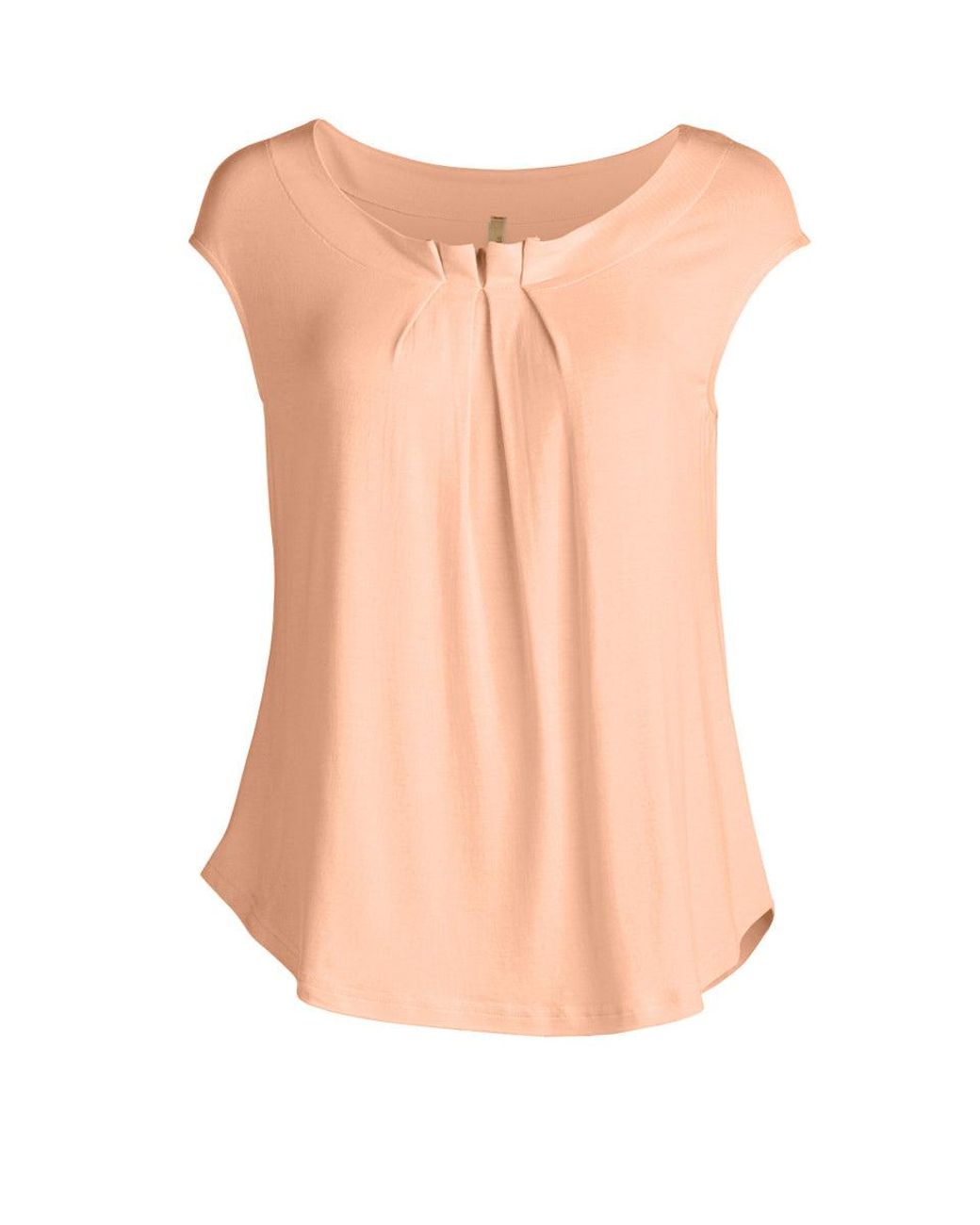 Conquista Pink Pleat Detail Top