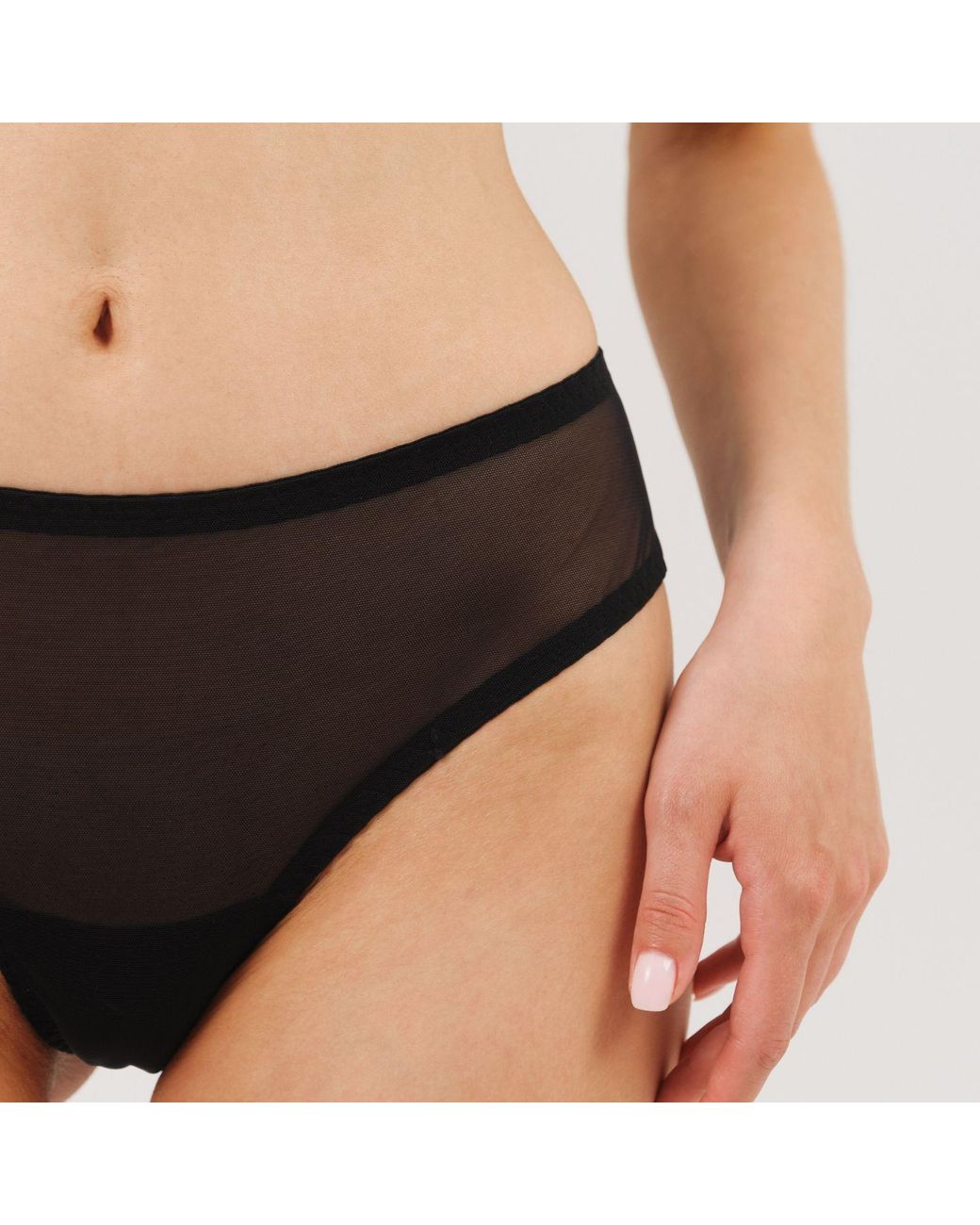 Daily Underwear Black Brazilian Panties Base