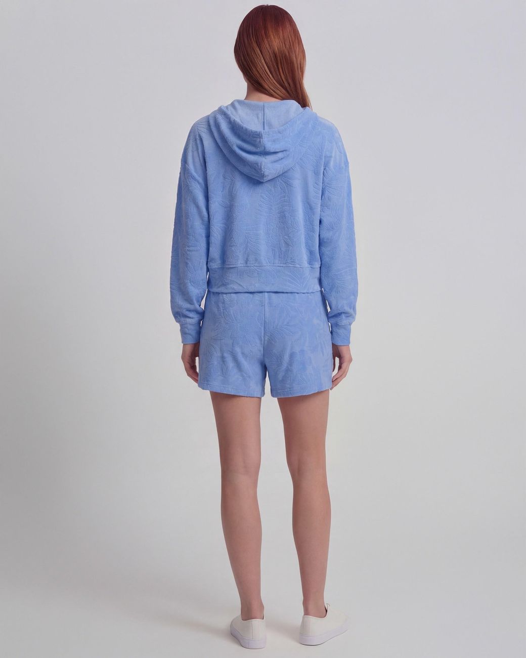 Lords of Harlech Blue Tess Drawstring Terry Toweling Short