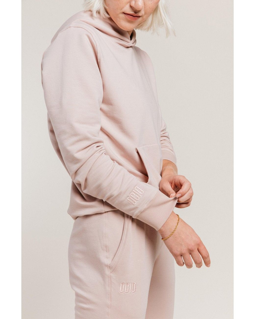 Ocio Leisurewear Pink Classic Softcore Hoodie