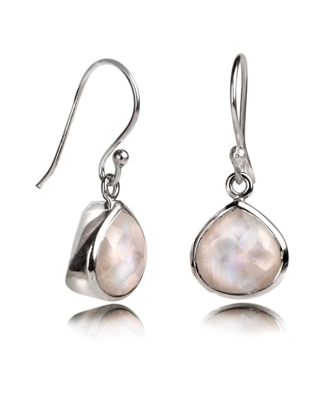 The Jewellery Store London Multicolor Pear-Shaped Monstone Earrings