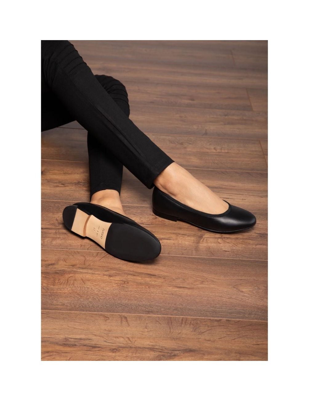 Fursho Brown Classic Shearling-Lined Ballerinas