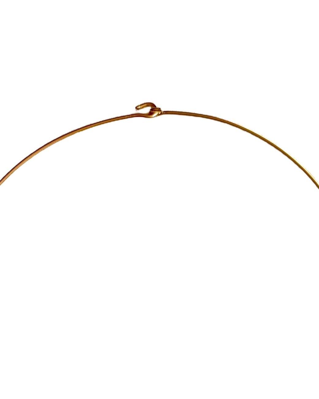Iliana Arrazola Orange Flower Choker, And, Glass Beads, Beaded Jewelry