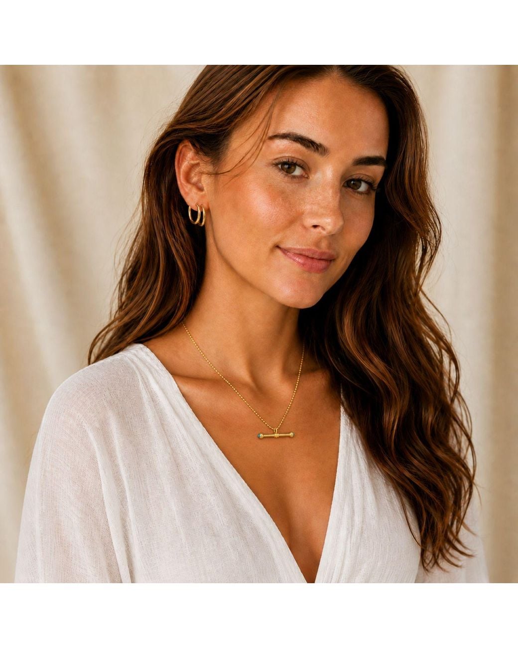 The Jewellery Store London Metallic The Clarity Sovereign Pendant Necklace