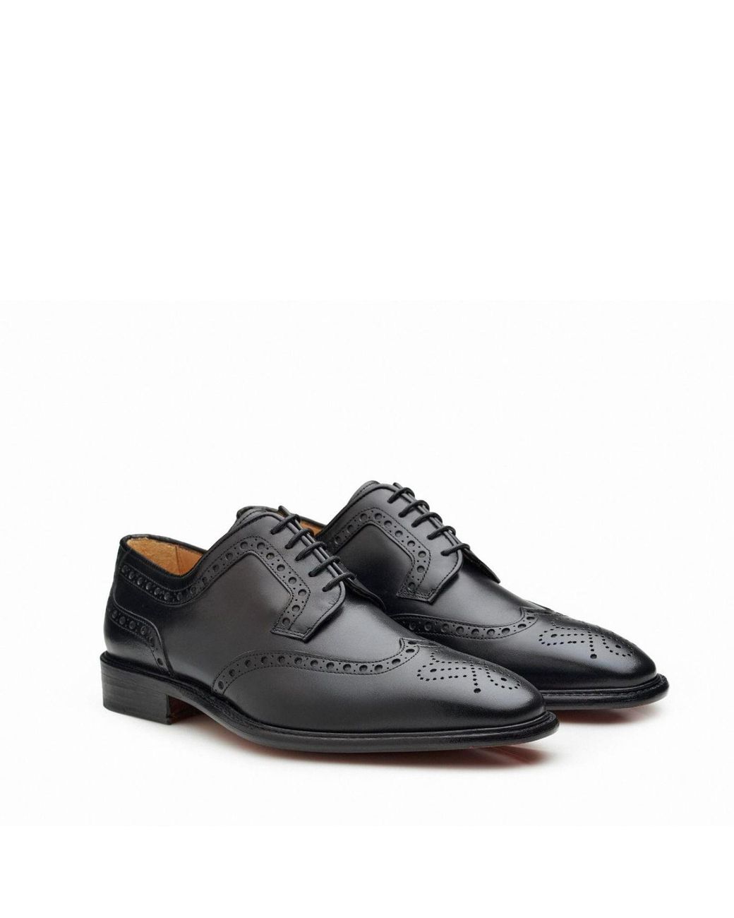 Mariano Shoes Black Paredes Oxford for men