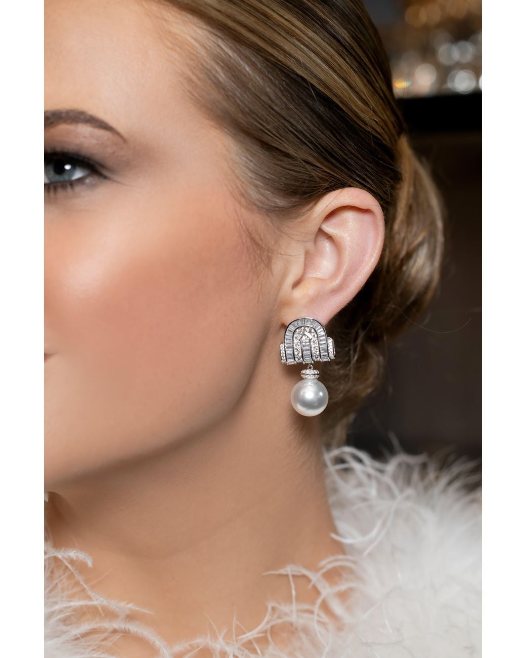 Stephanie Browne Australia White Vera Earrings