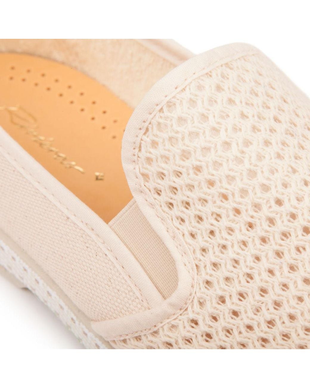 Rivieras White Classic Canvas & Mesh Slip-On Loafer