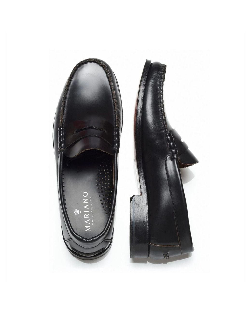 Mariano Shoes Black Almancil Loafers for men