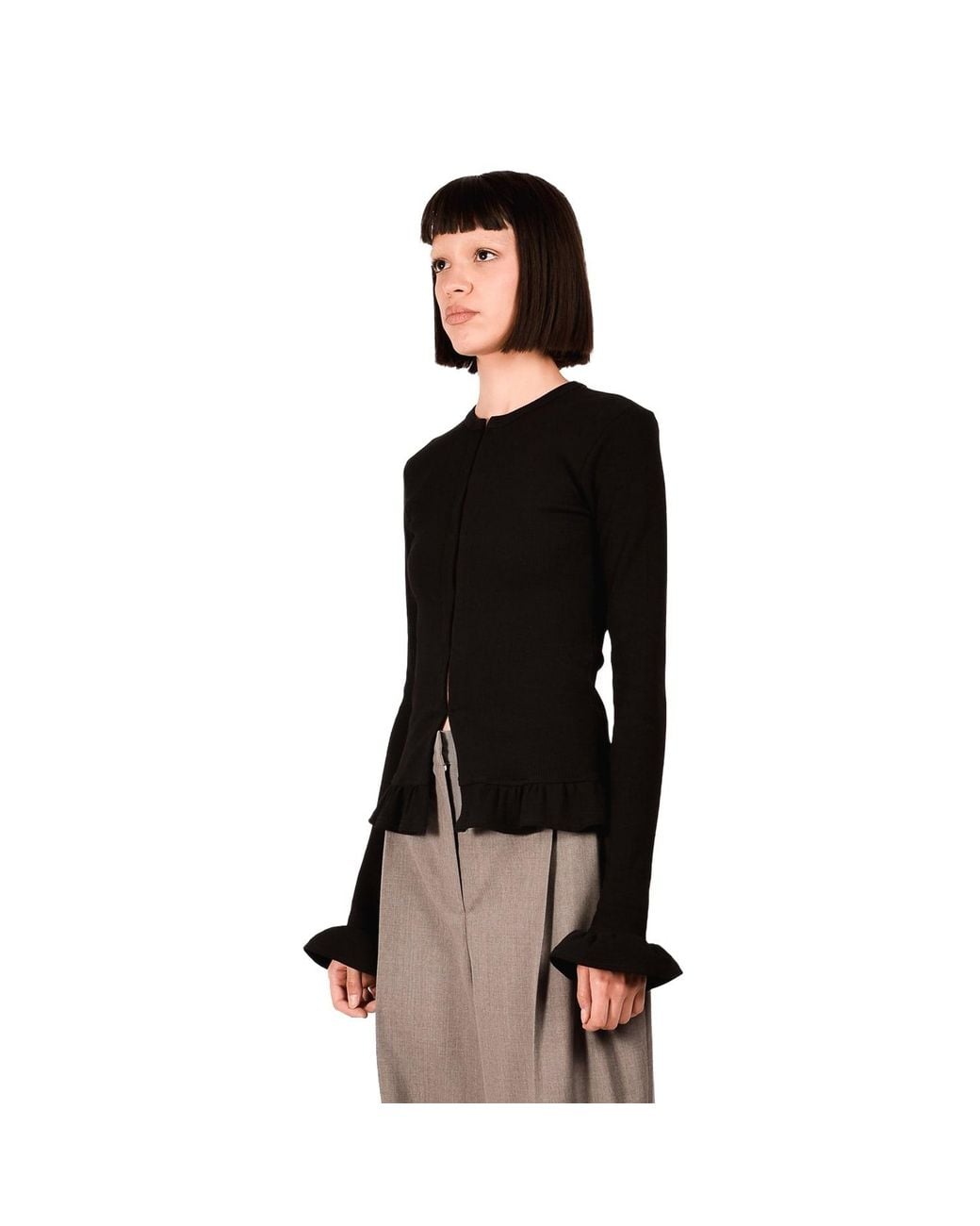 Ioana Ciolacu Black Daffodil Blouse