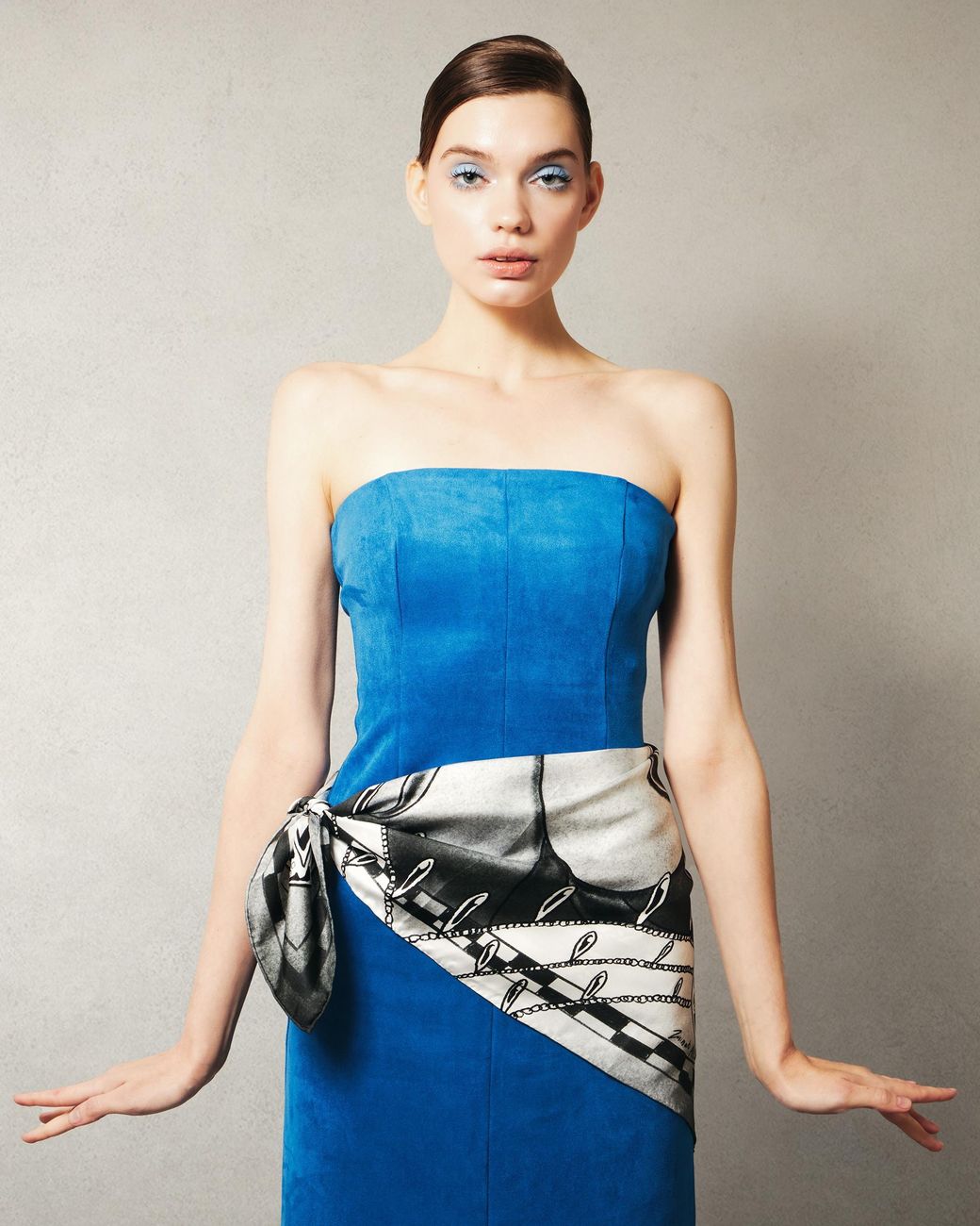 Tash and Ley Metallic Resurgence 90X90 Silk Scarf