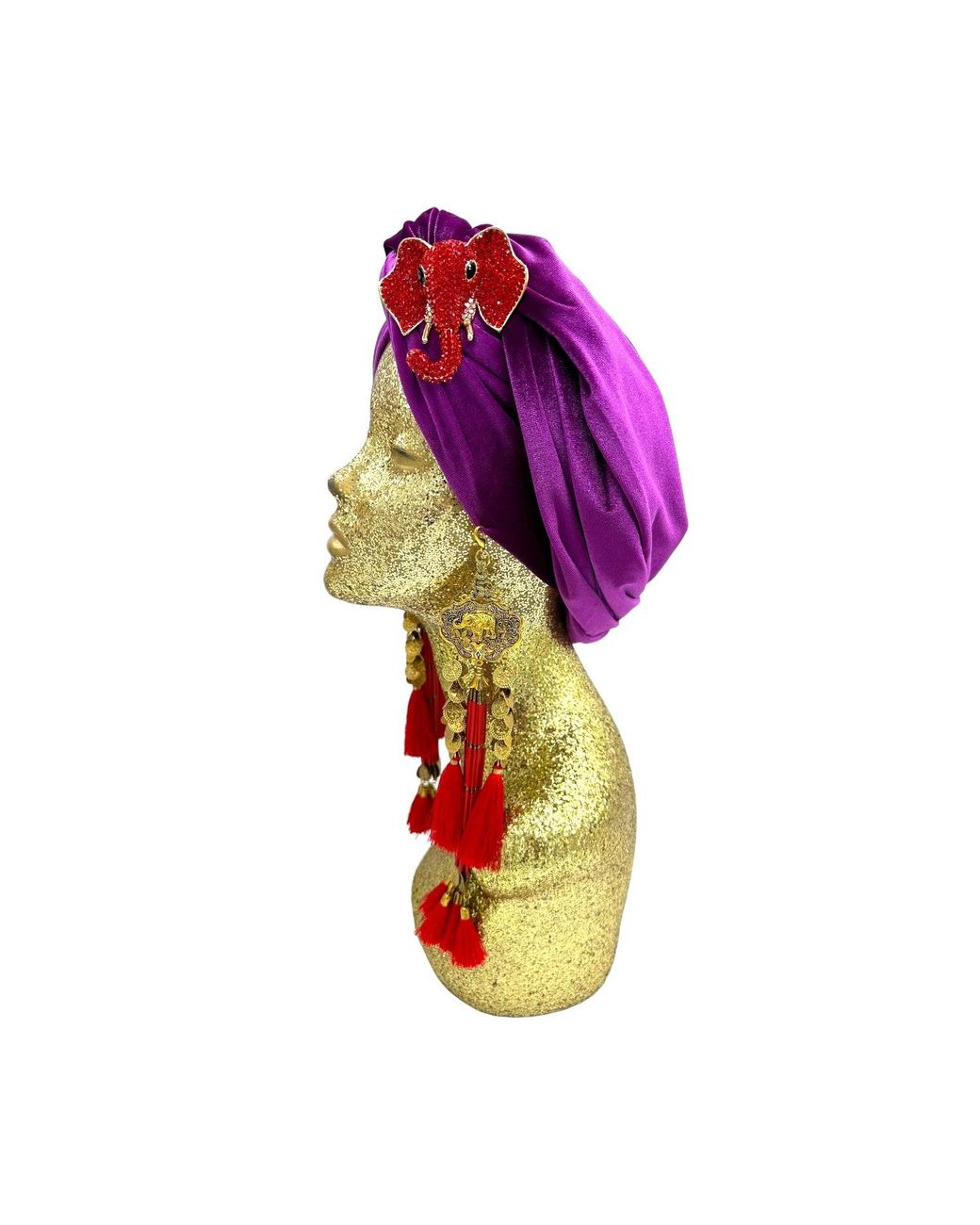 Julia Clancey Red Plum & Ruby Nellita Dream Turban