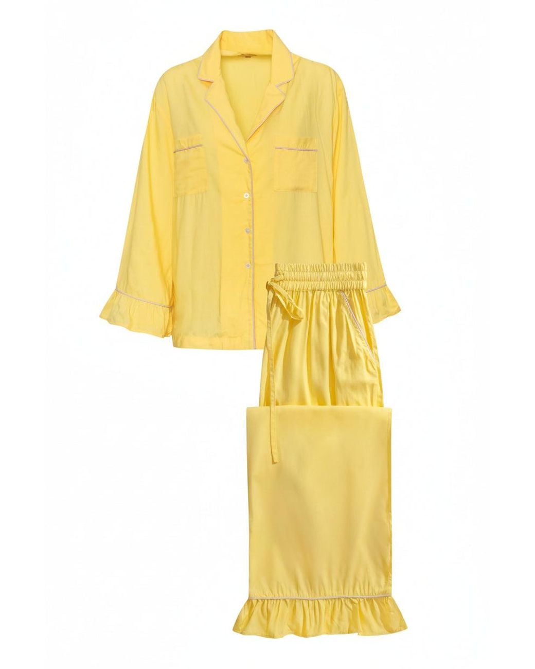 Carolina Benoit Yellow Luxury Bamboo Pajama Set