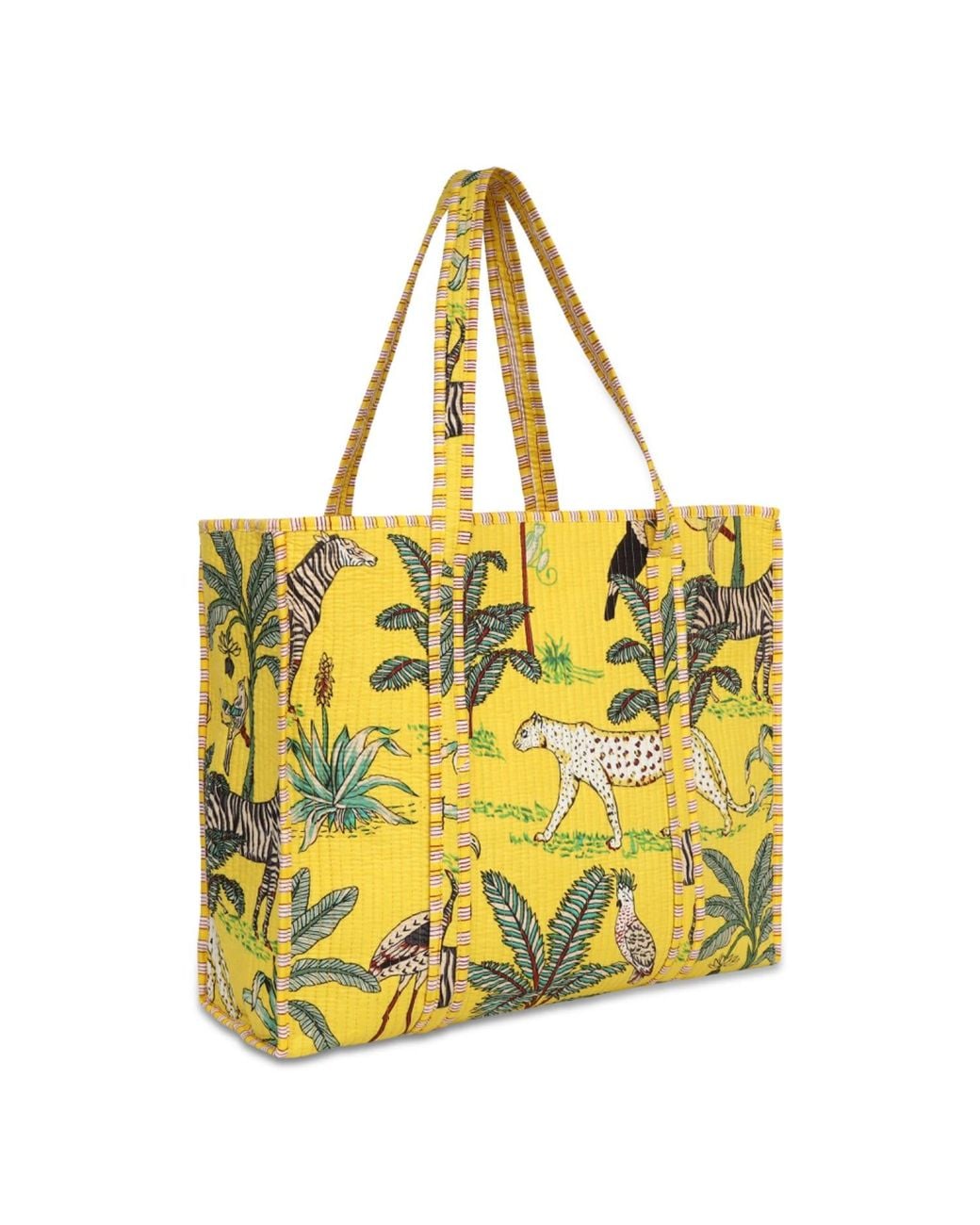 Conscious Yoga Collective Yellow The Jungle Tote