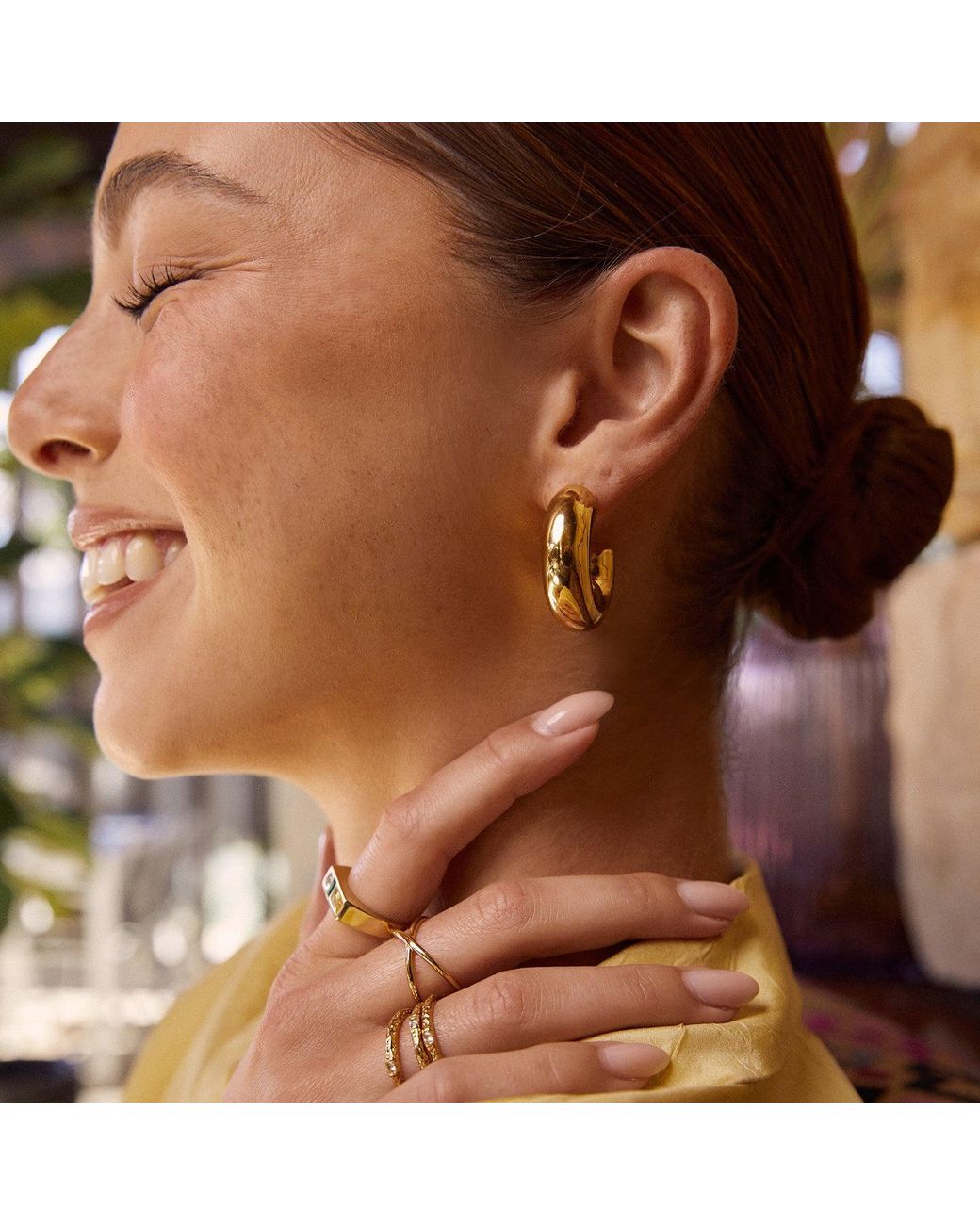 ARMS OF EVE Metallic Bella Earrings
