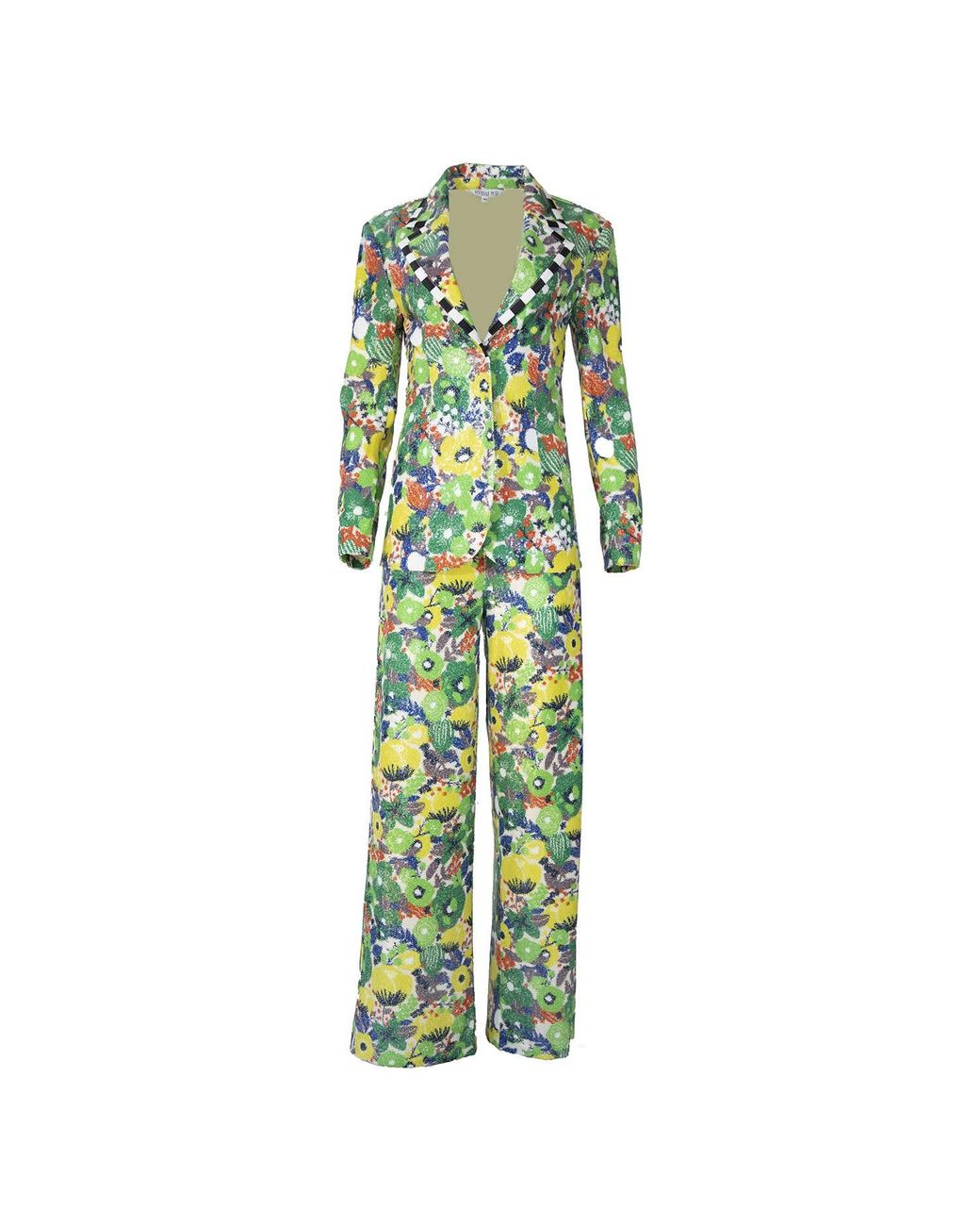 Vivienne Pash Green Karri Sequin Jacket