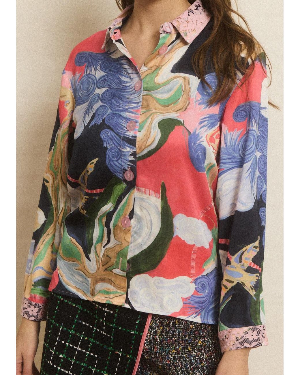 Helmstedt Blue Karla Shirt Serenity Print