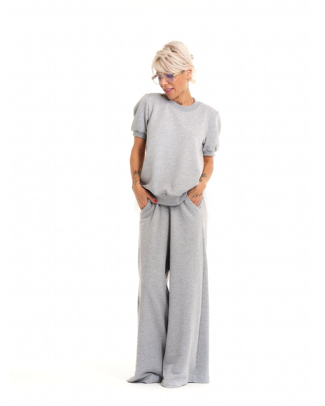 Clothes by Locker Room Gray Sweatsuit Co-Ord Set