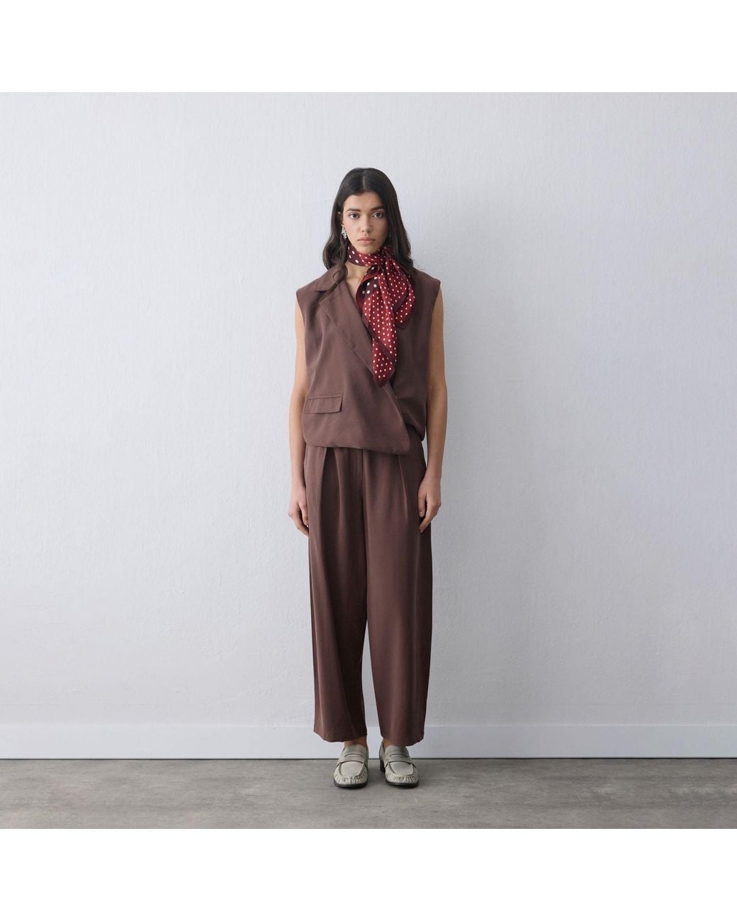 Thisisu Collection Brown Vera Pant –