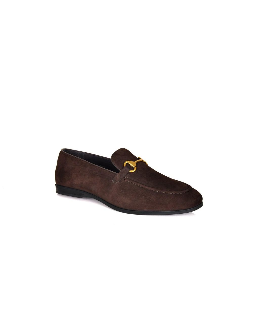 DAVID WEJ Brown Lorenzo Suede Loafers for men
