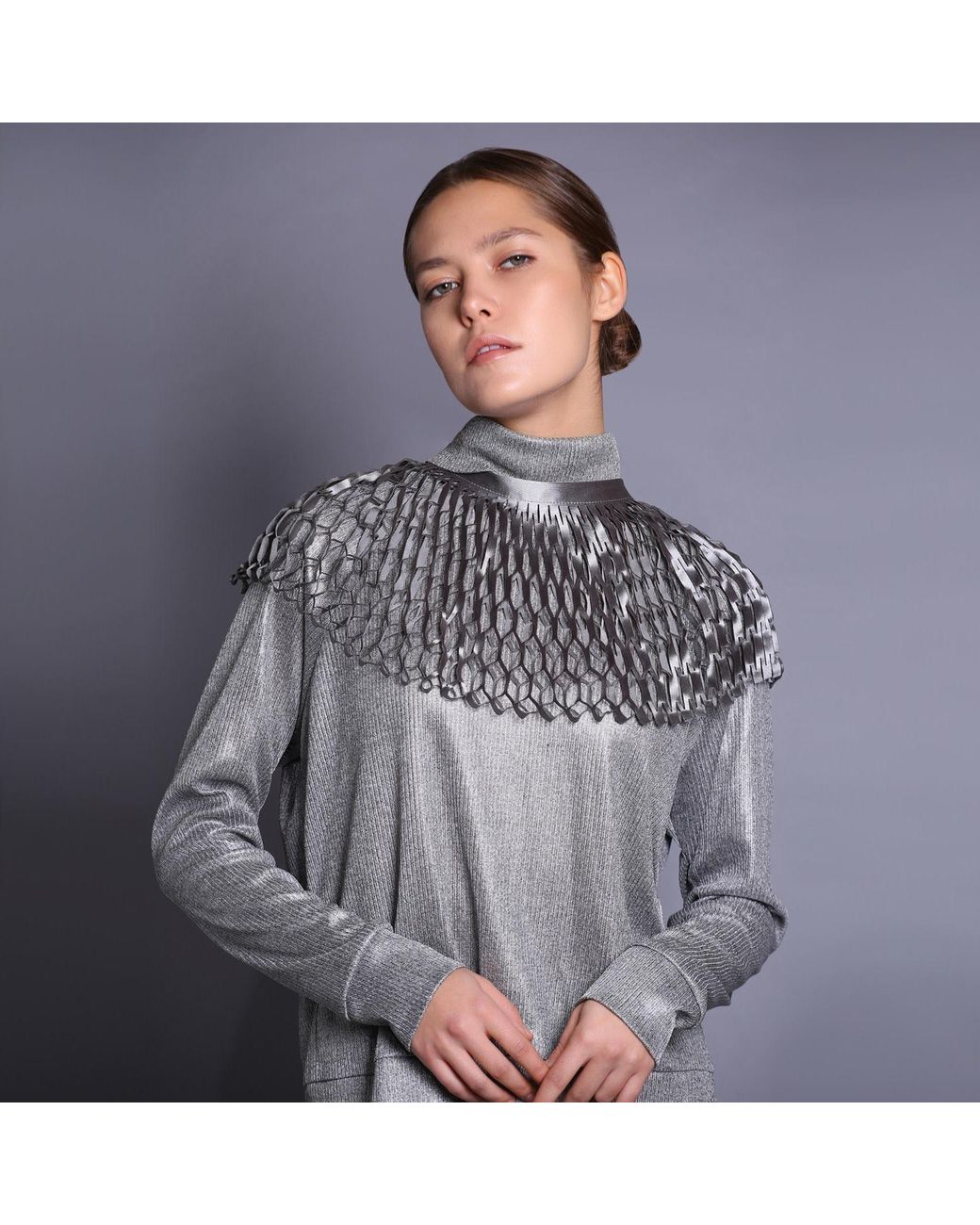 Silvia Serban Gray Multifunctional Accessory