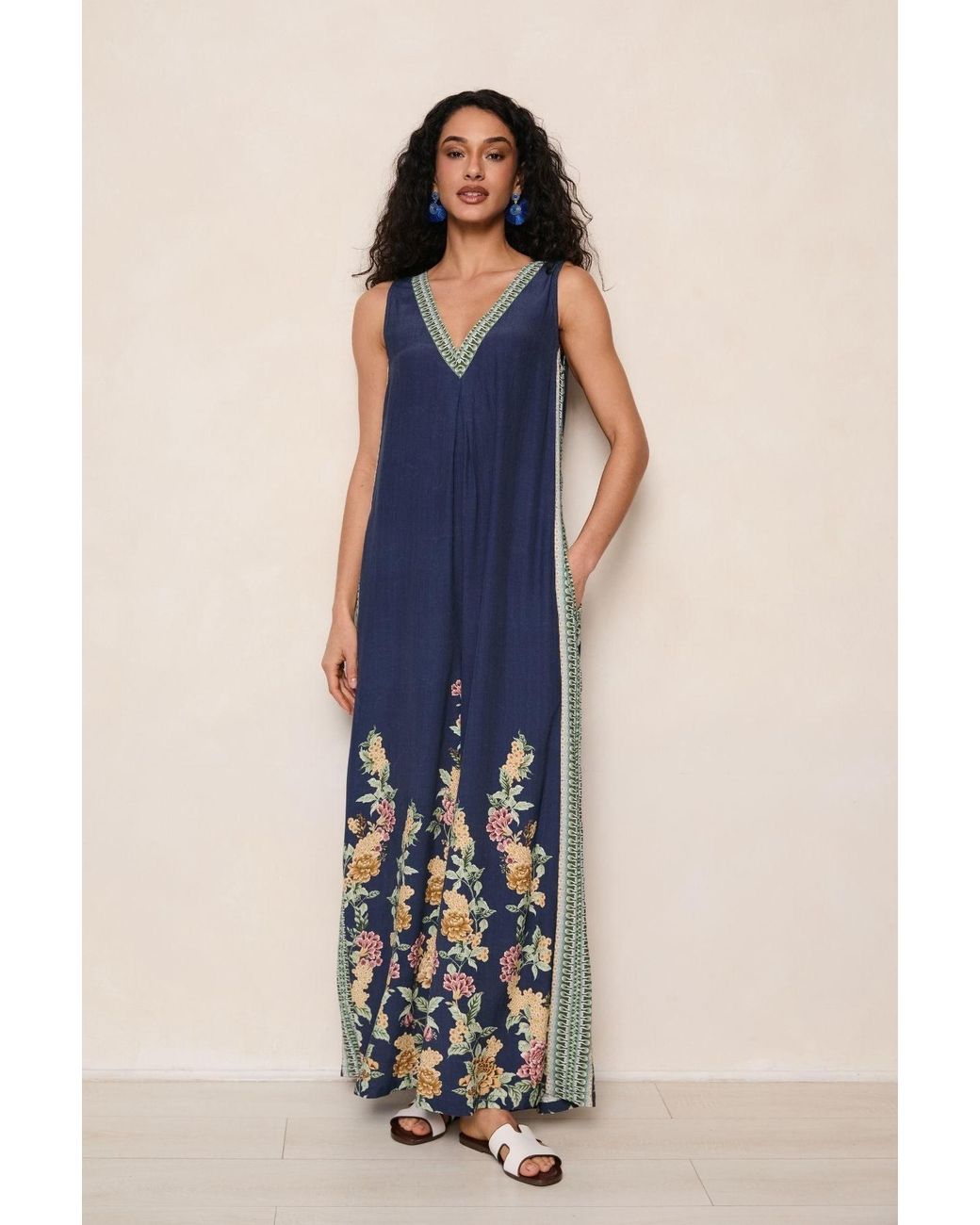 Raishma Blue Mabel Jumpsuit