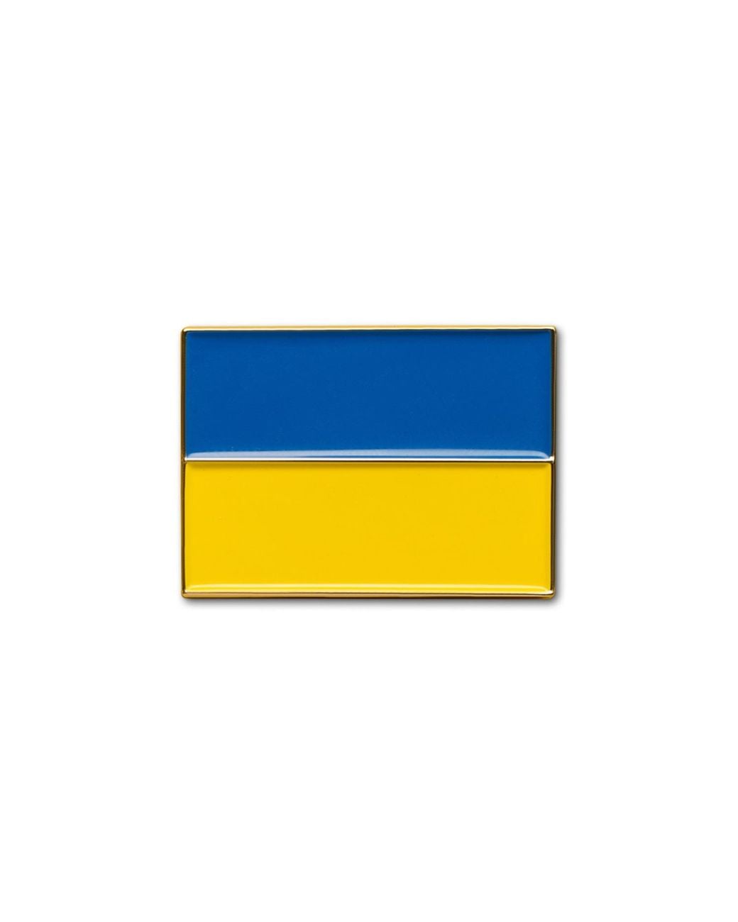 Make Heads Turn Yellow Enamel Pin Flag Of Ukraine