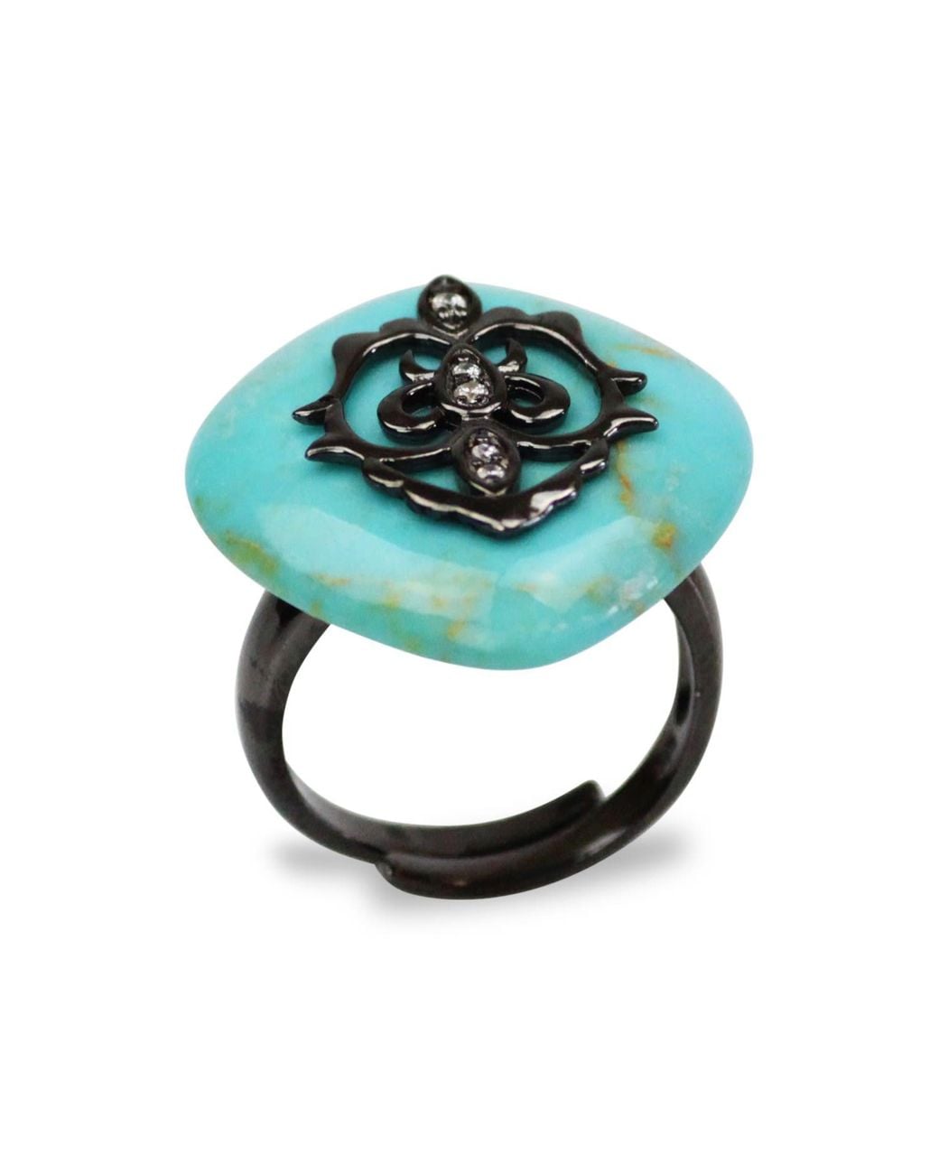 Bellus Domina Blue Adjustable Festino Ring