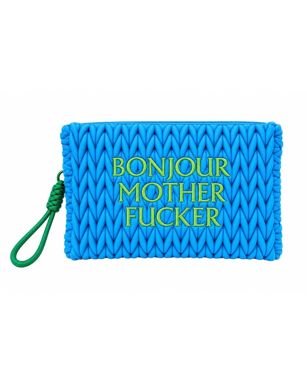 Lilly Loves Blue Bonjour Motherfucker Cosmetic Bag