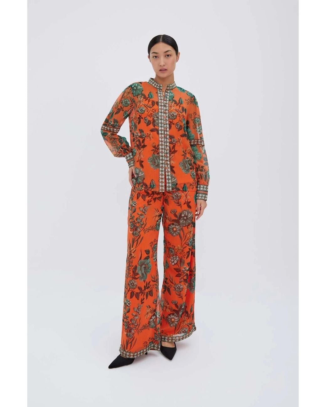 Raishma Orange Aspen Shirt