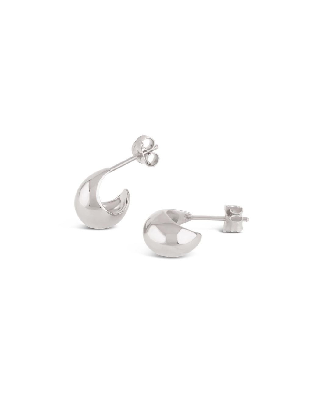 Dinny Hall Metallic Scoop Mini Hoops