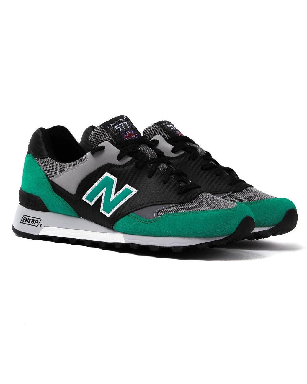 New Balance M577 Mk Black & Turquoise Made In England Trainers for Men |  Lyst Australia