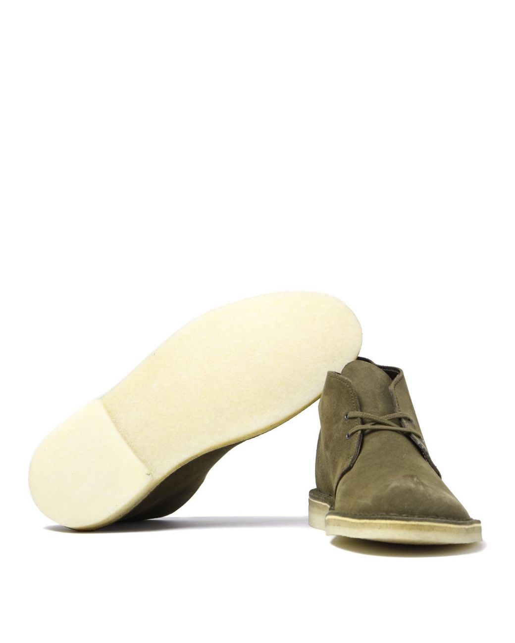 clarks desert boot olive