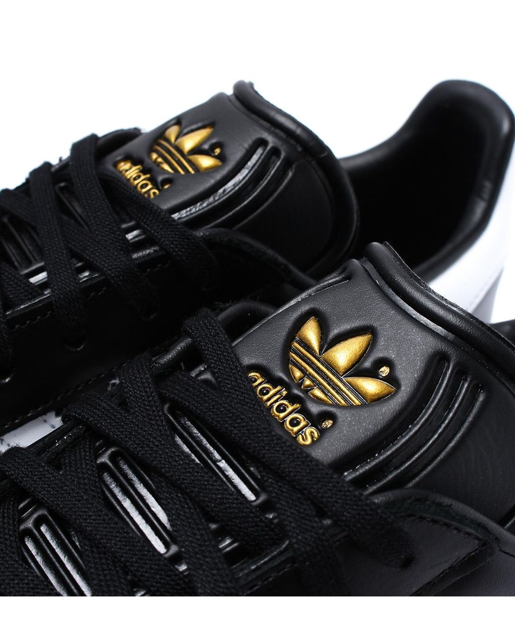 Brawl Candles Mold adidas Originals Leather Black & Gold Gazelle Trainers for Men | Lyst