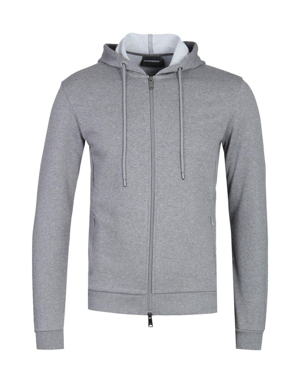 emporio armani zip up hoodie