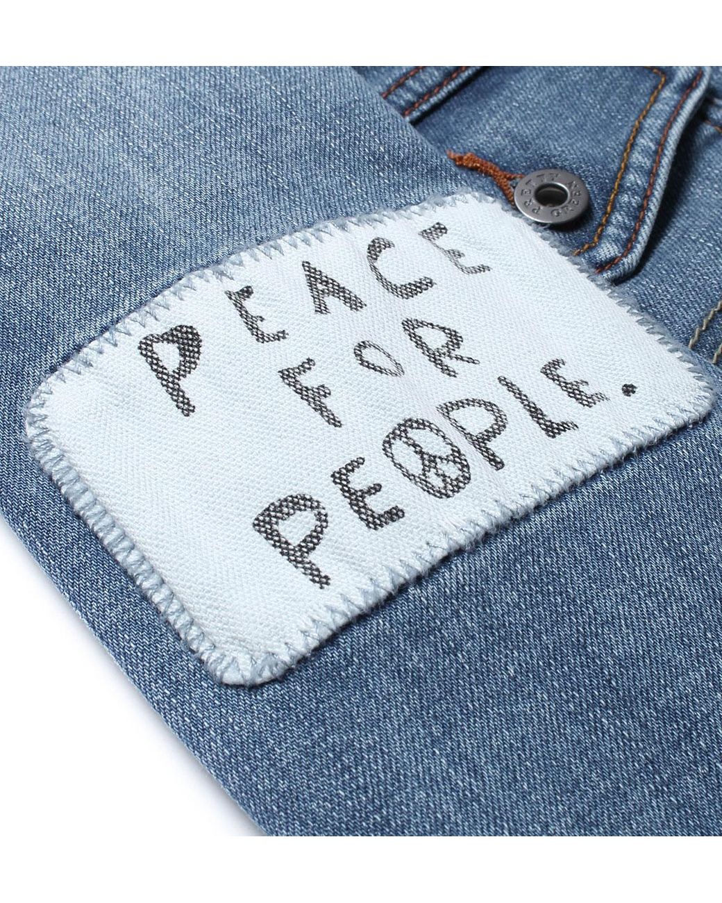 Pretty Green Lambert Blue Wash Denim 