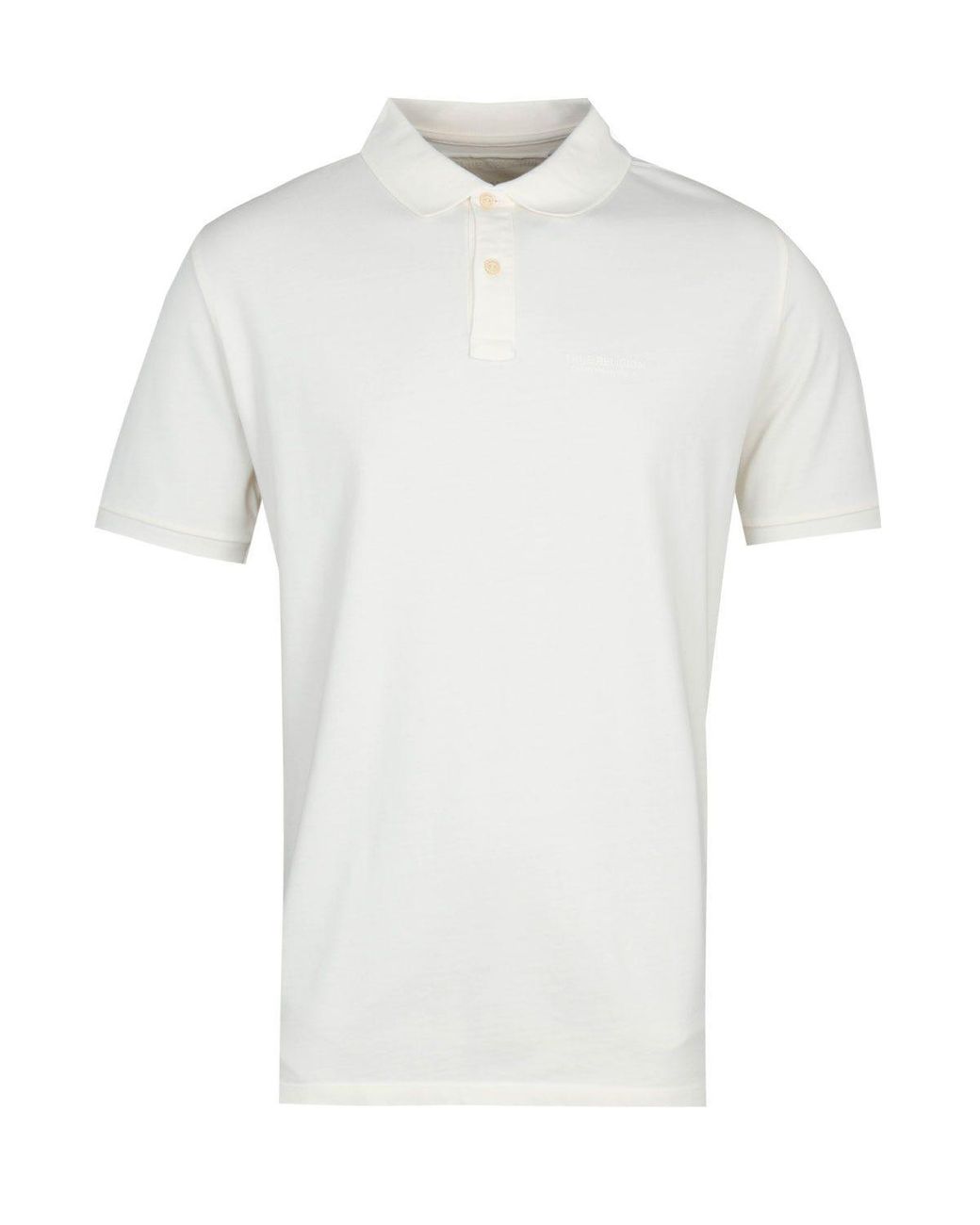 true religion white polo