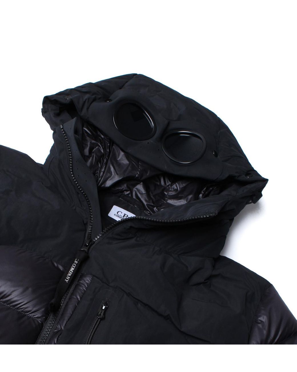 Down Padded Hooded Goggle Jacket 