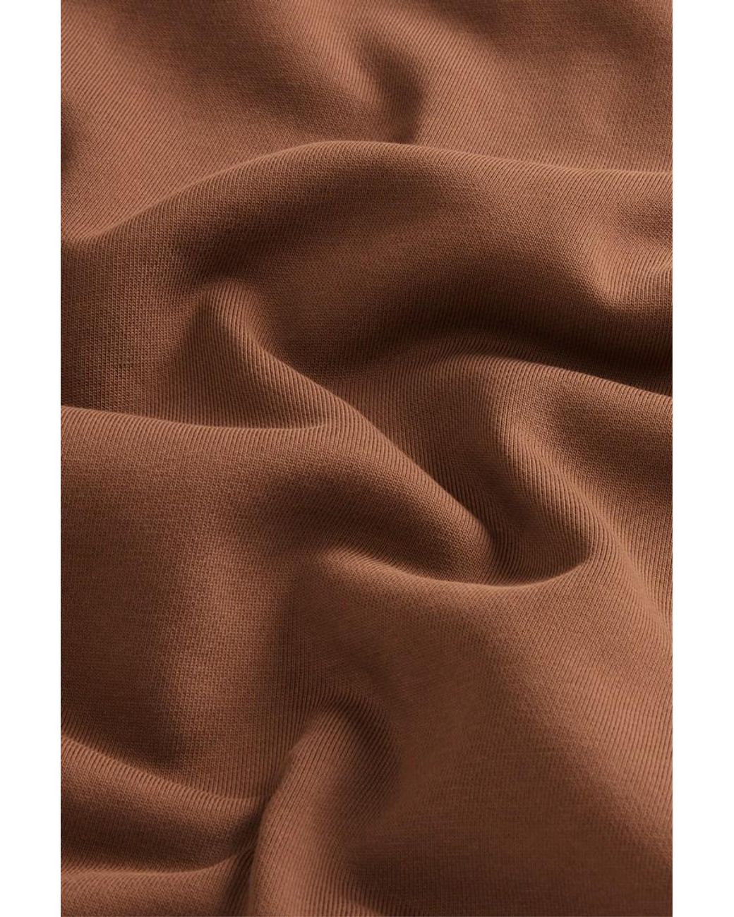Sudadera De Mezcla De Algodón Con Capucha Y Cremallera Completa Para Hombre Talla Woolrich de hombre de color Brown
