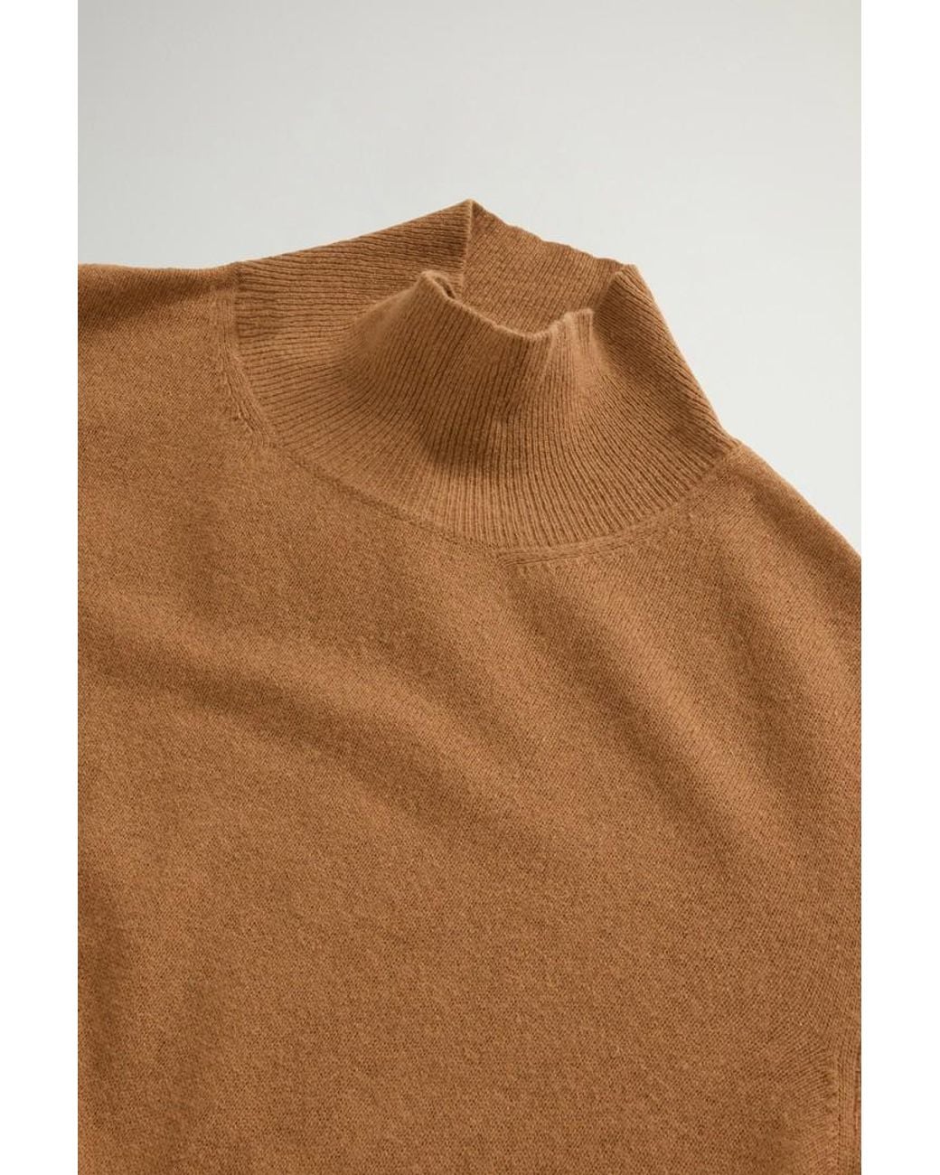 Vestido De Mezcla De Lana Virgen Y Cachemira Para Mujer Talla Woolrich de color White