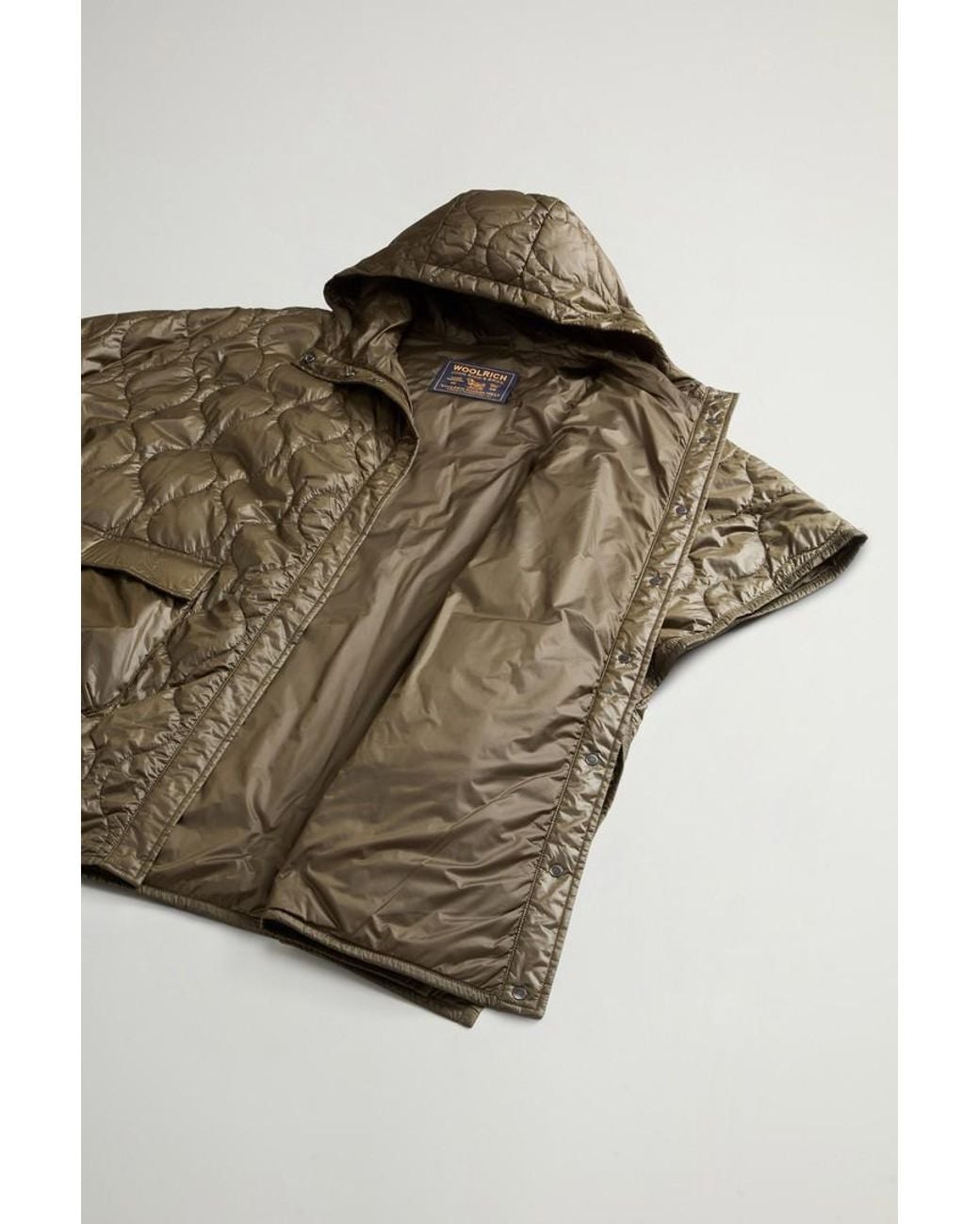 Capa Acolchada De Urban Light Nylon Para Mujer Talla Woolrich de color Blue