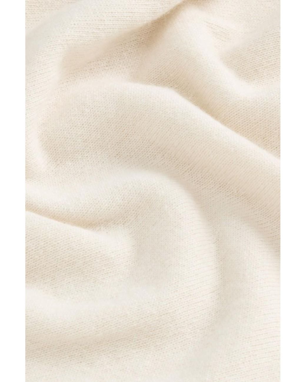 Jersey De Cuello Alto De Mezcla De Lana Y Cachemira Para Mujer Talla Woolrich de color Natural