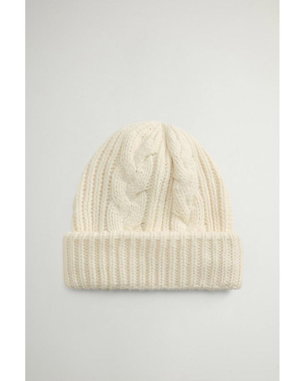 Gorro De Mezcla De Lana Y Algodón Para Hombre Talla Woolrich de hombre de color Natural