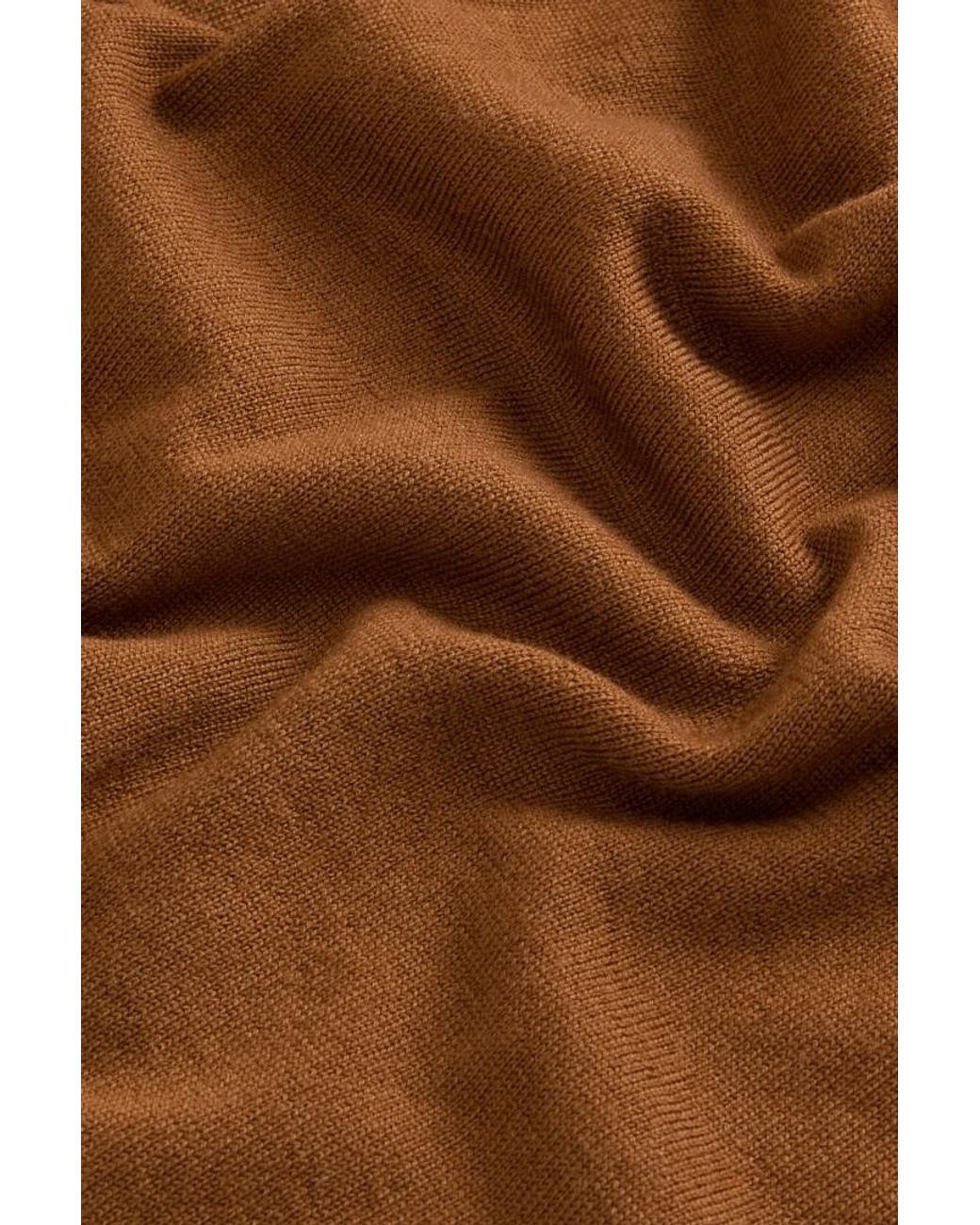 Cárdigan Largo De Pura Lana Virgen Merina Para Mujer Talla Woolrich de color Brown